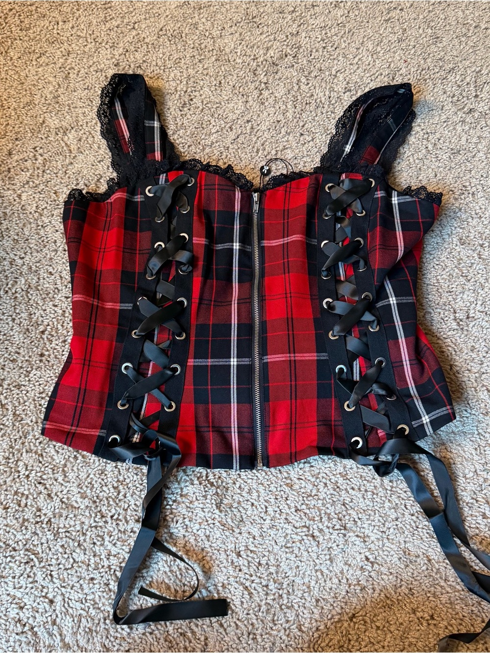 Hellbunny plaid tank